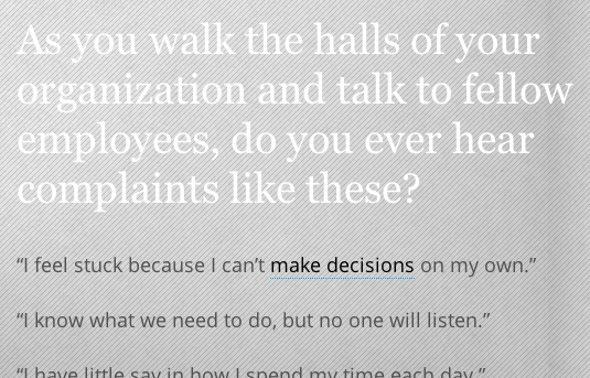 Want to increase autonomy in your organization? Consider a freedom / accountability swap